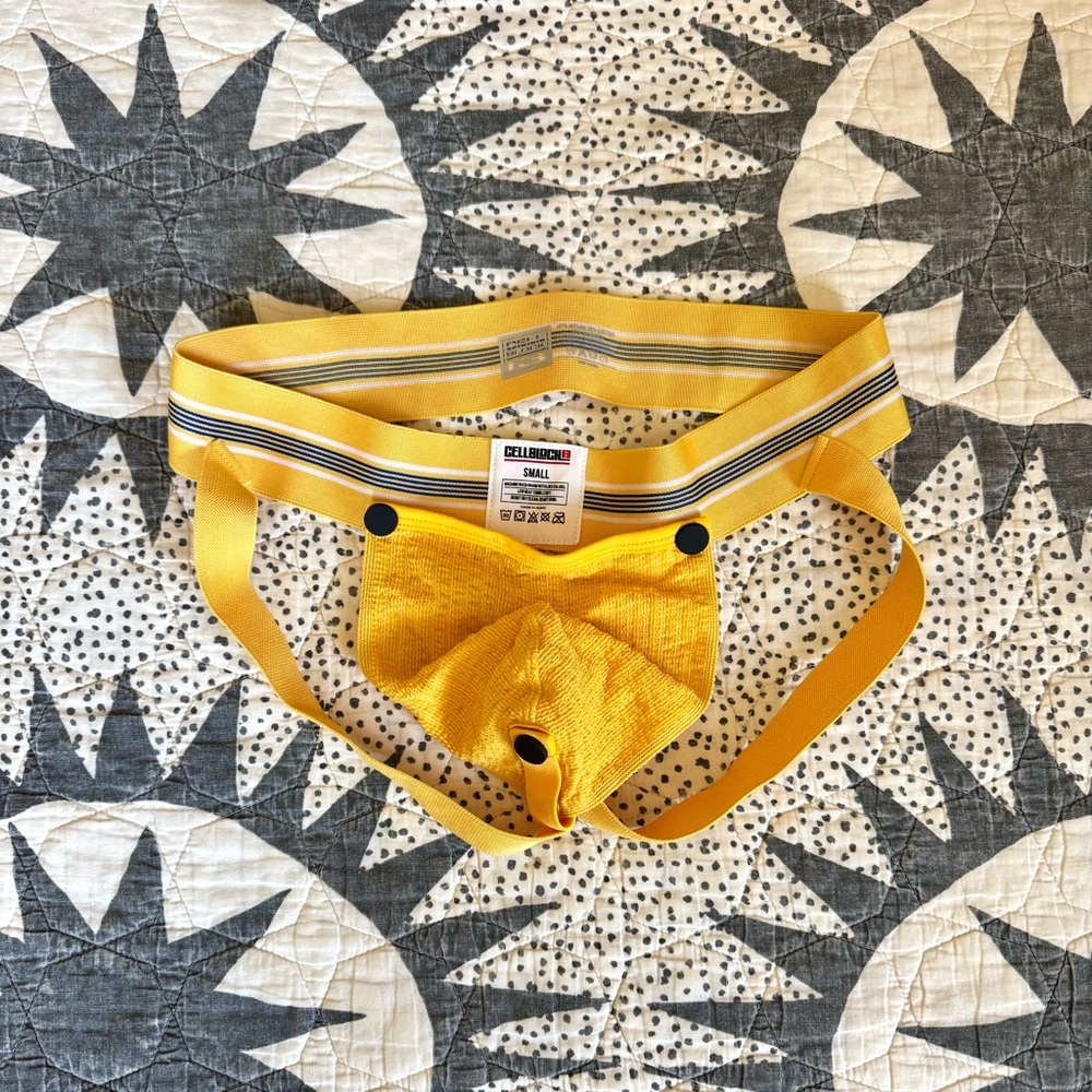 *New* Yellow Cellblock 13 Jockstrap